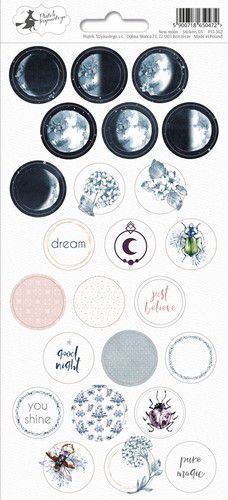 P13 - New Moon: Stickers 03 (rund)