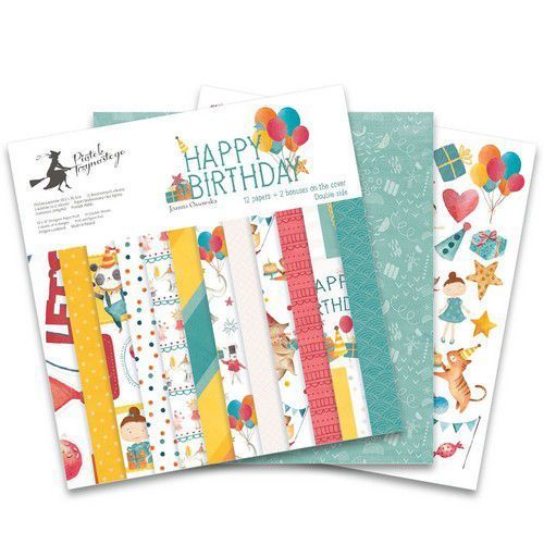 P13 - Happy Birthday: Paper Pad 12x12" (12 Blatt)