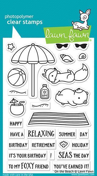 Lawn Fawn - Clear Stamps: On the Beach