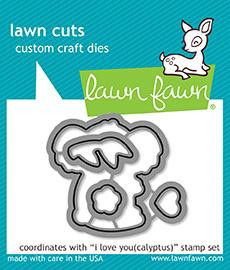 Lawn Fawn - Lawn Cuts: I Love You(calyptus)