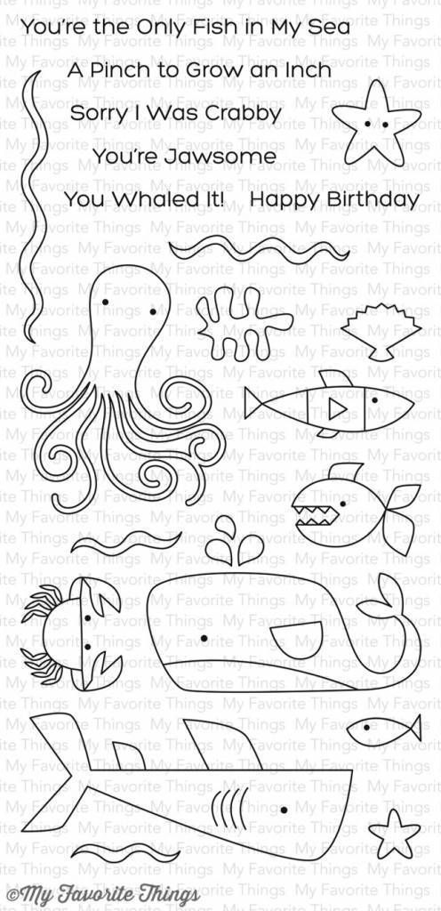 My Favorite Things - Clear Stamps: Ocean Pals