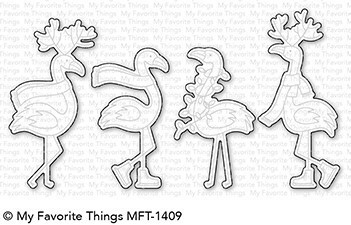 My Favorite Things: Die-namics - Festive Flamingos