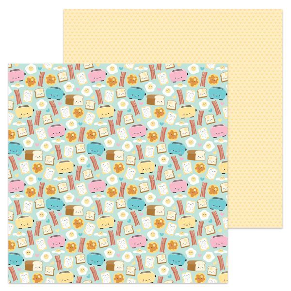 Doodlebug - So Punny: Waffley Cute Paper 12"x12"