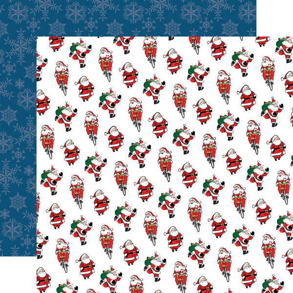 Carta Bella - Merry Christmas: Jolly Santa Claus Paper 12x12"