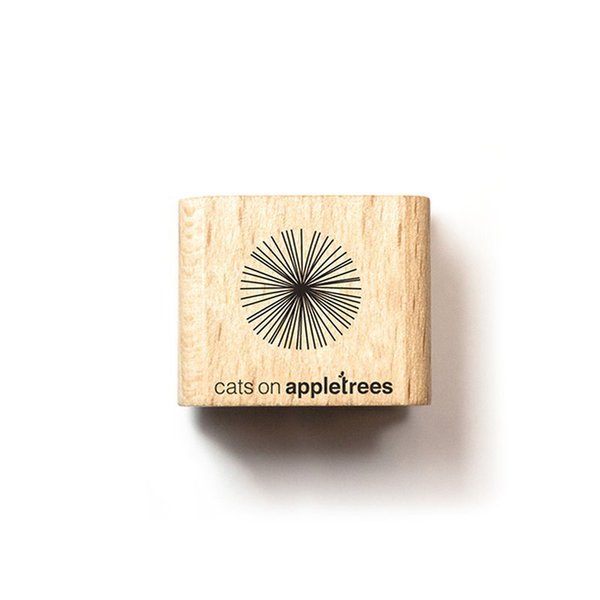 Cats on Appletrees - Holzstempel: Ministempel Kreis 6 - Linien