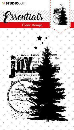 Studio Light - Clear Stamps: Weihnachtsbaum "Joy" Nr. 390