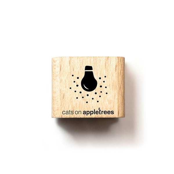 Cats on Appletrees - Holzstempel: Ministempel Lämpchen