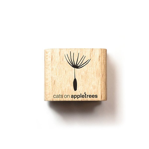 Cats on Appletrees - Holzstempel: Ministempel Pusteblume