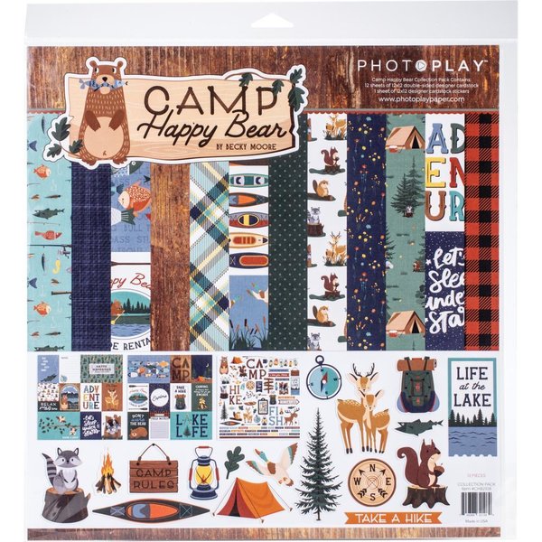 Photo Play - Camp Happy Bear: Collection Kit 12x12"