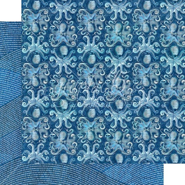 Graphic 45 - Ocean Blue: Kauai Paper 12"x12"