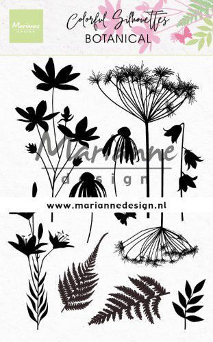 Marianne Design - Clear Stamps: Colorful Silhouette - Botanical