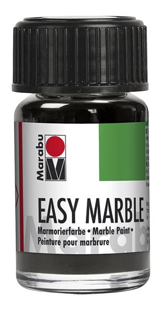 Marabu - Easy Marble Marmorierfarbe 15ml - Silber