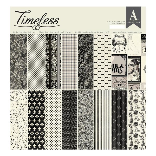 Authentique - Timeless: Paper Pad 12x12"