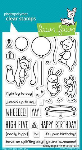 Lawn Fawn - Clear Stamps: Really High Five