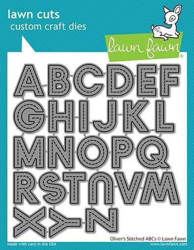 Lawn Fawn - Lawn Cuts: Oliver´s Stitched ABCs