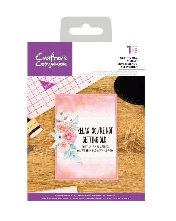 Crafter´s Companion - Clear Stamp: Getting Old
