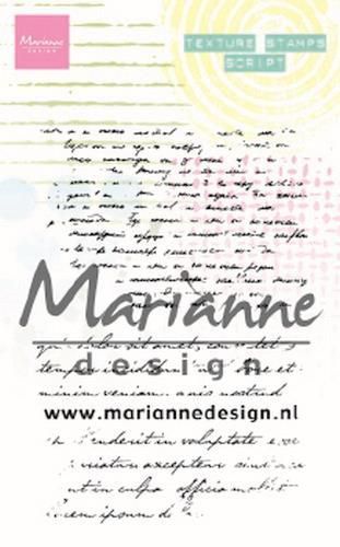 Marianne Design - Clear Stamps: Texture Stamps - Script