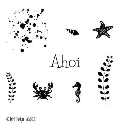 Dini Design - Clearstamps: Ahoi #1