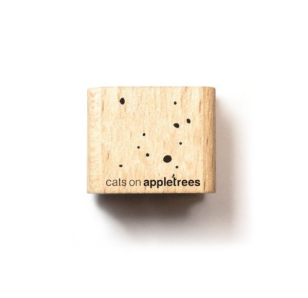 Cats on Appletrees - Holzstempel: kleines Konfetti