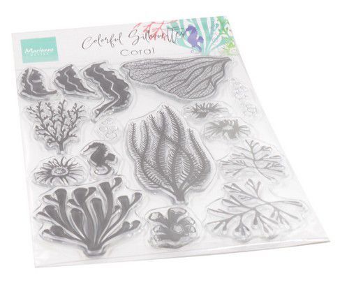 Marianne Design - Clear Stamps: Colorful Silhouette - Coral / Korallen