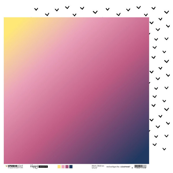 Studio Light - Happy Moments: Farbverlauf #87 Paper 12"x12"