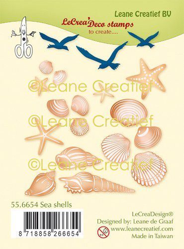 Leane Creatief - Clear Stamps: Sea Shells (Muscheln)