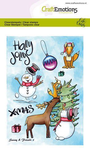 Craft Emotions - Clear Stamps: Snowy and Friends #2