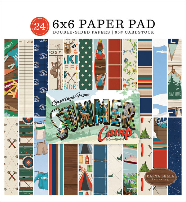 Carta Bella - Summer Camp: Paper Pad 6x6"