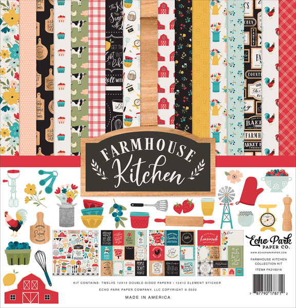 Echo Park - Farmhouse Kitchen: Collection Kit 12x12"