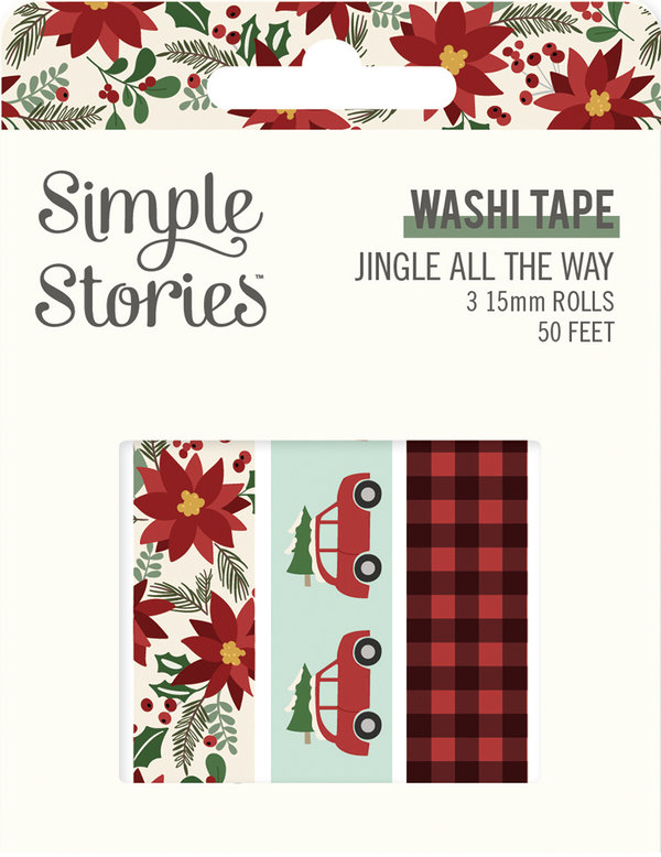 Simple Stories - Jingle All The Way: Washi Tape 3er Set