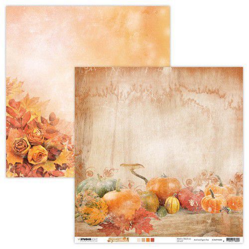 Studio Light - Wonderful Autumn: Kürbisse #88 Paper 12"x12"