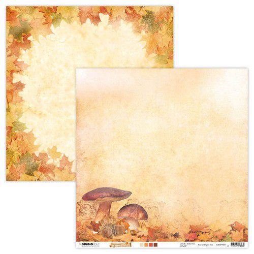 Studio Light - Wonderful Autumn: Pilze #91 Paper 12"x12"