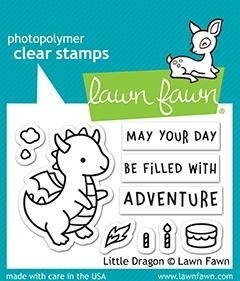 Lawn Fawn - Clear Stamps: Little Dragon