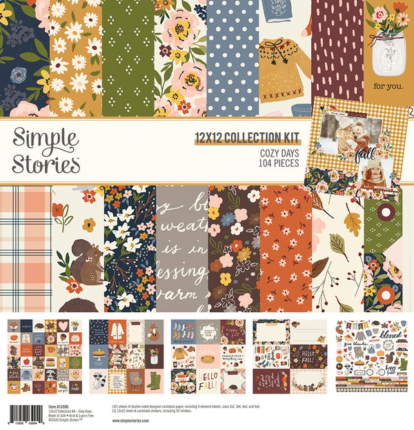 Simple Stories - Cozy Days: Collection Kit 12x12"
