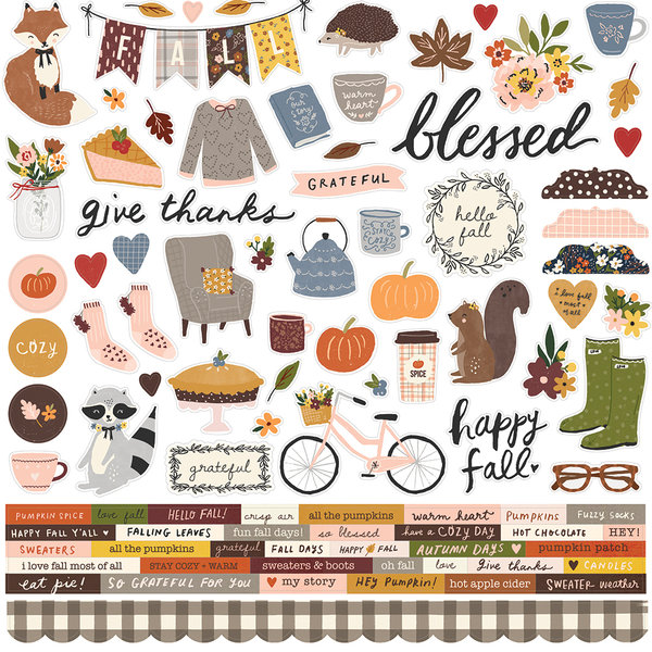 Simple Stories - Cozy Days: Collection Kit 12x12"