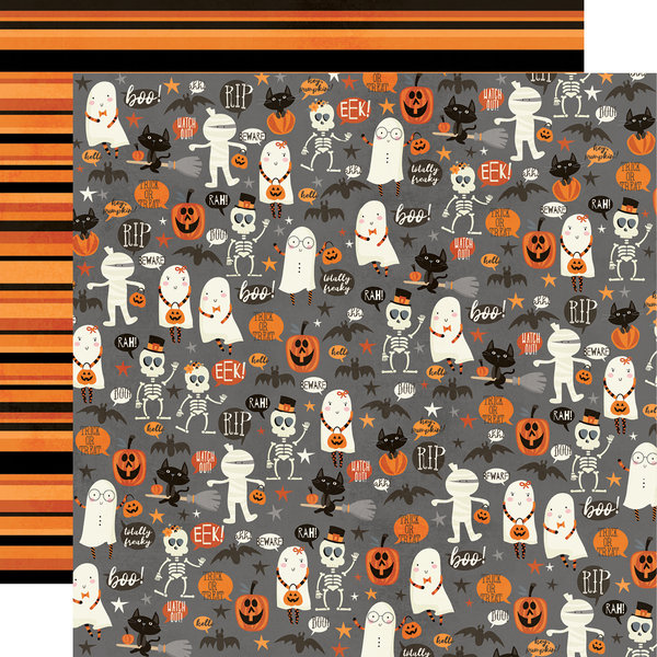 Simple Stories - Boo Crew: Our Little Spooks Paper 12"x12"