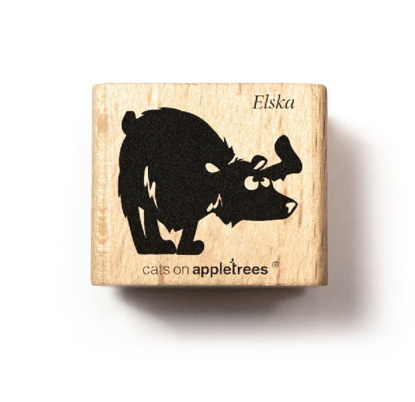 Cats on Appletrees - Holzstempel: Eisbärin Elska
