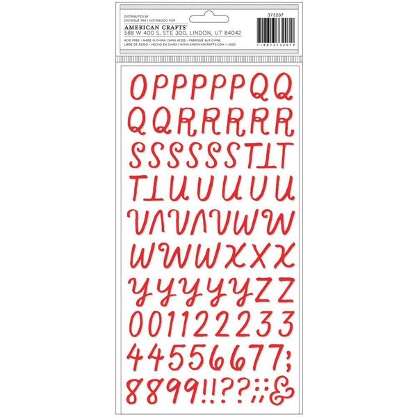 Thickers: Hey Santa - Holly Jolly Epoxy Letter Stickers (167 Teile)