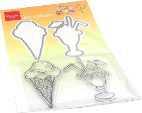 Marianne Design - Clear Stamps & Dies: Ice Cream (Stempel und Stanzen)