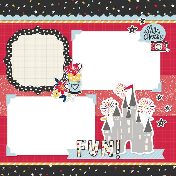 Simple Stories - Say Cheese Main Street: Simple Pages Page Kit - Magical Memories