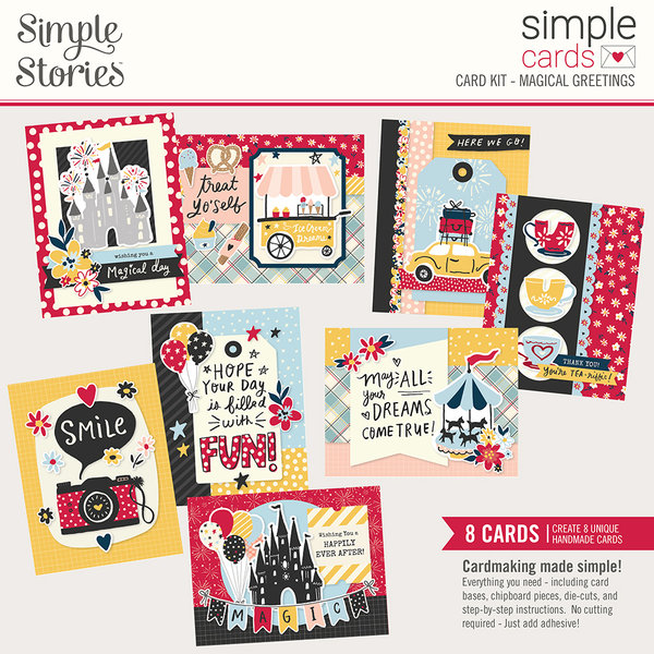 Simple Stories - Say Cheese Main Street: Simple Cards Card Kit - Magical Greetings