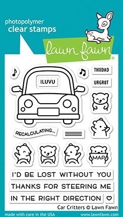 Lawn Fawn - Clear Stamps: Car Critters