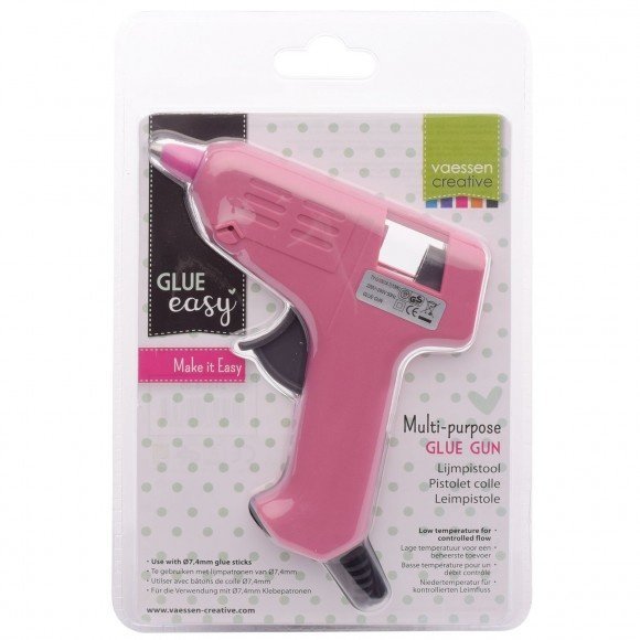 Vaessen Creative: Heißklebe-Pistole (Glue Gun) pink
