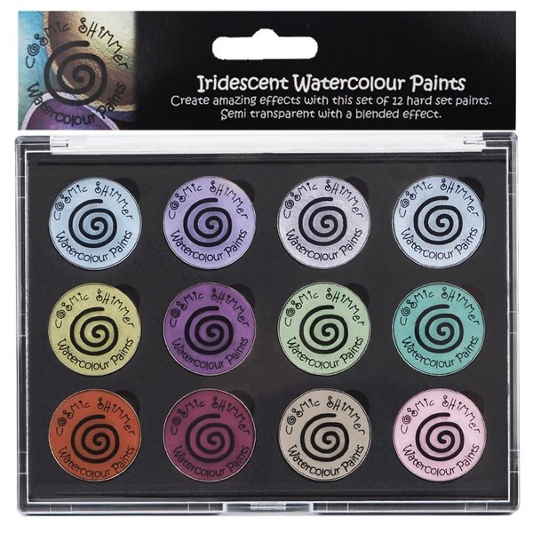 Cosmic Shimmer: Iridescent Watercolour Paints Set 9 - Frosted Chic