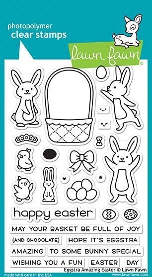 Lawn Fawn - Clear Stamps: Eggstra Amazing Easter