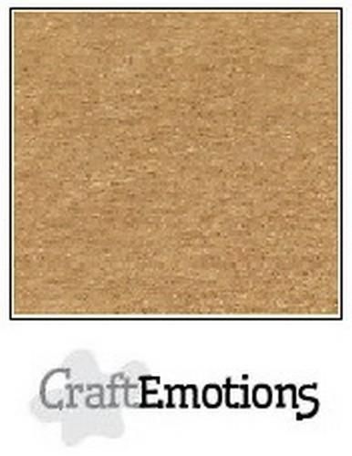 Craft Emotions: Cardstock Kraft hell 12x12" (10er Pack)