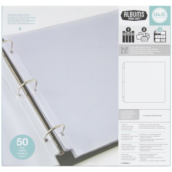 We R Memory Keepers: Photo Sleeves / Page Protectors 12"x12" (50 St.)