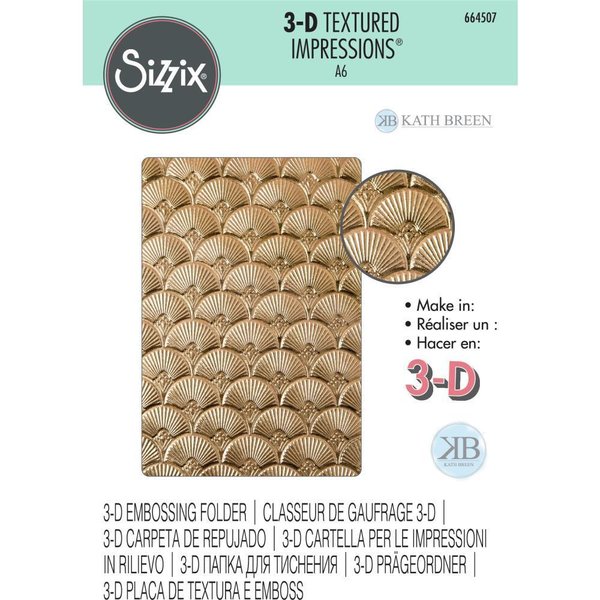 Sizzix - 3D Textured Impressions: 3-D Embossing Folder "Art Deco"