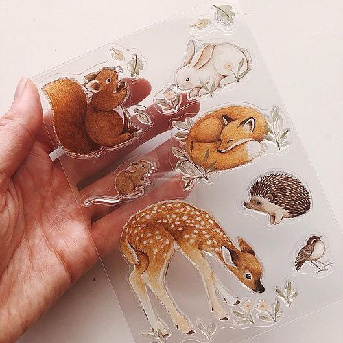 Craft Consortium - Little Fawn and Friends: Clear Stamps "Little Fawn"