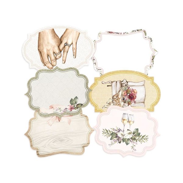 P13 - Always and Forever: Decorative Tags Set 04 (6 Teile)